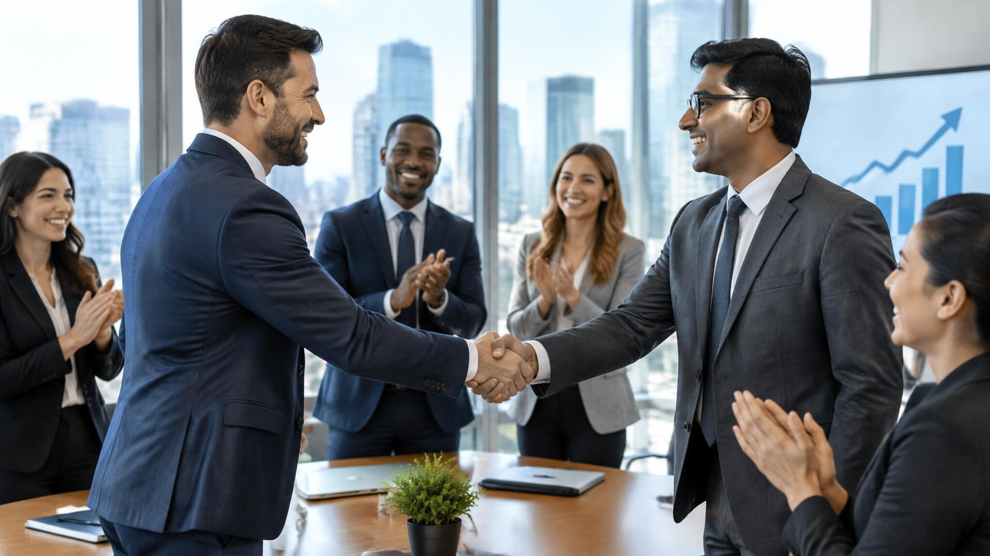 successful business meeting