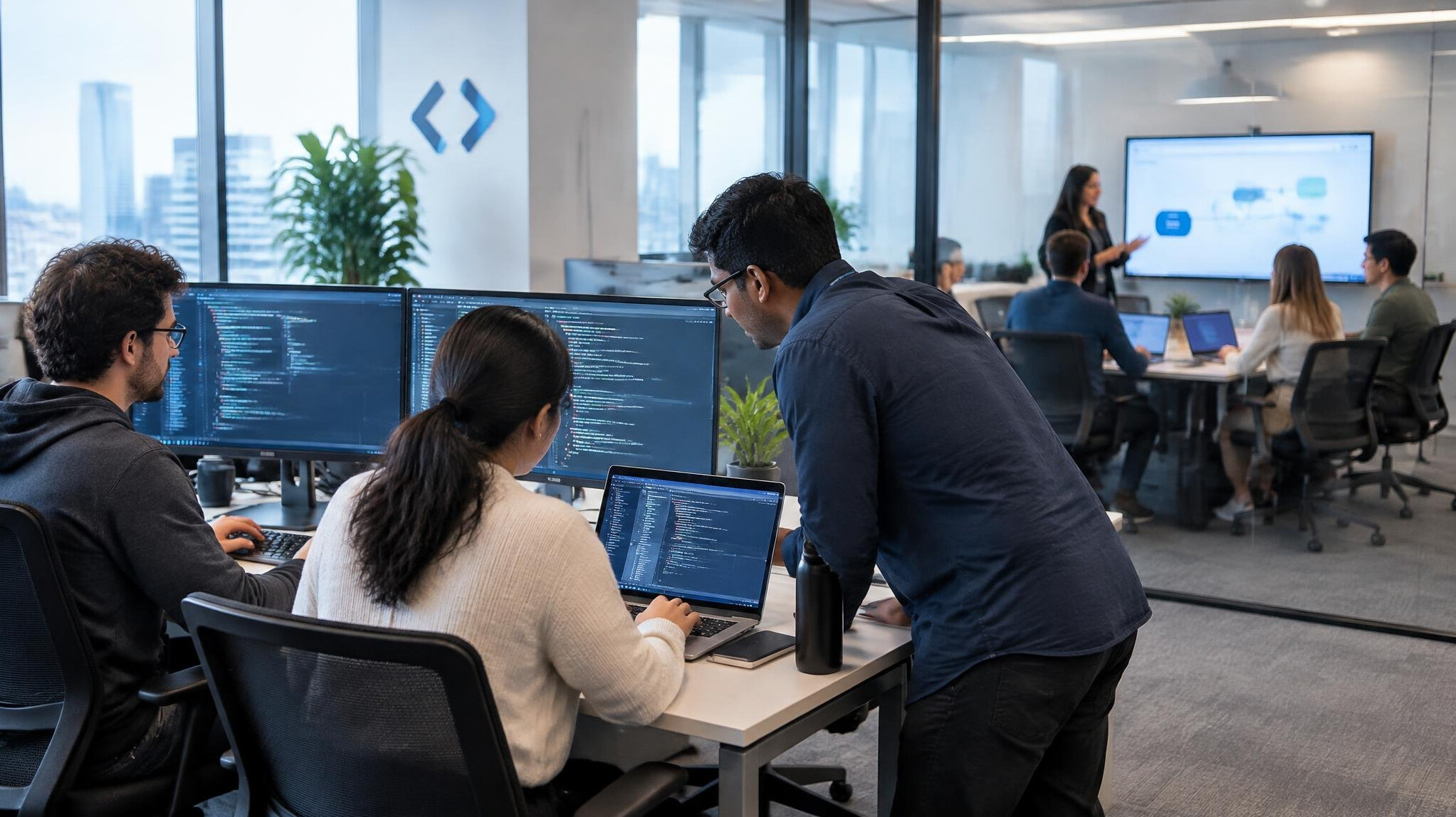 corporate software team